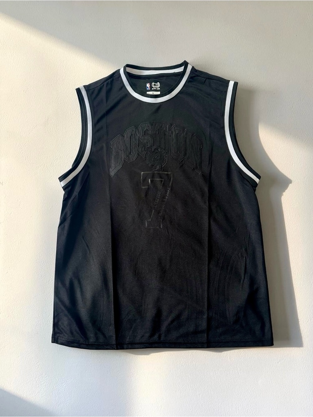 Boston Celtics NBA Blackout Mesh Muscle Tank Men’s L NWT